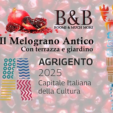 B&B Il Melograno Antico Con Terrazza E Giardino Agrigento Ngoại thất bức ảnh